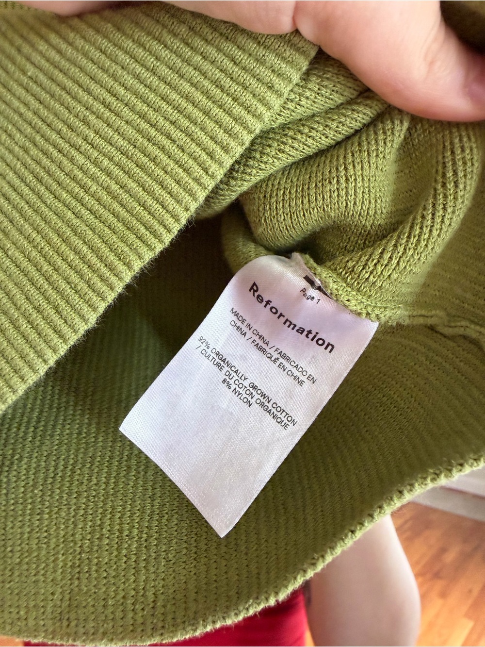Reformation Julia Ribbed Sweater Tank - Picture 5 of 5